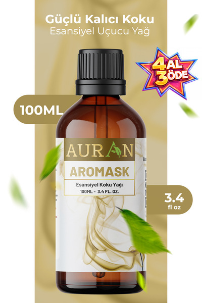 AURAN Aromask Esansiyel Uçucu Koku Yağı Difüzör Esansı Buhurdanlık Yağı Aroma...