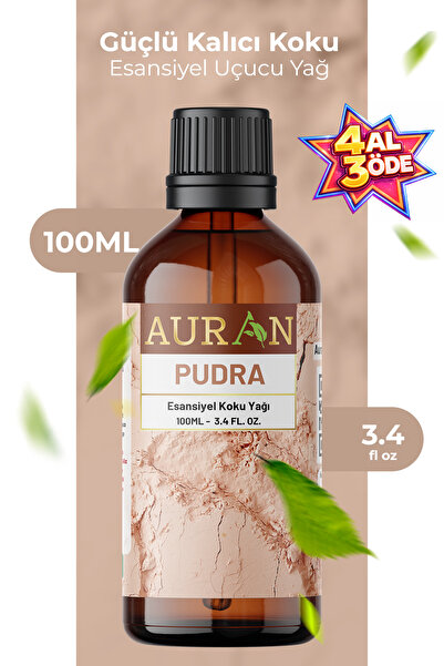 AURAN Pudra Saf Esansiyel Uçucu Yağ Buhurdanlık Yağı Difüzör Esansı Aromatera...