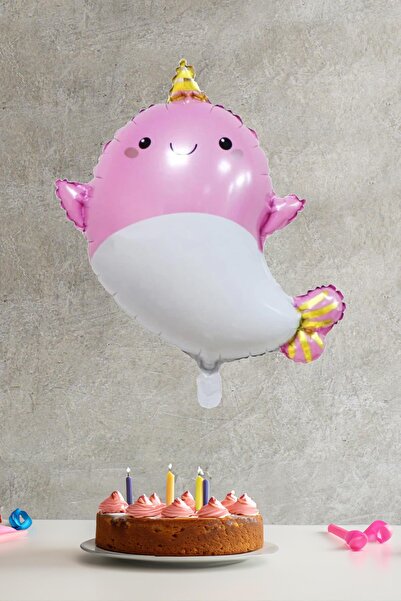 PEKSHOP Dolphin Foil Balloon Light Pink