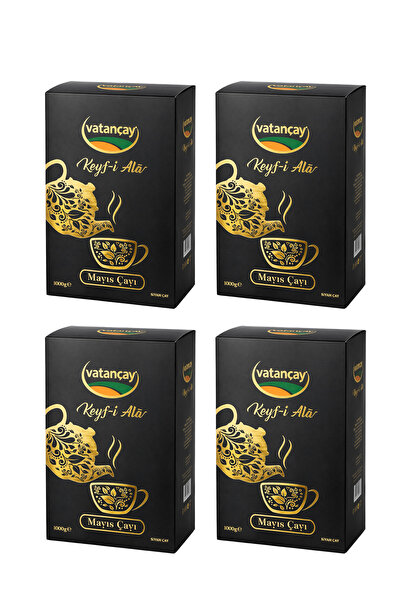 vatançaydükkanı Keyf-i Ala 4'lü Kutu Mayıs Çayı 4x1000gr