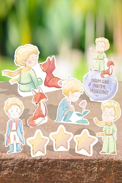 PEKSHOP مجموعة طاولة بأقدام من Little Prince Concept لعيد الميلاد