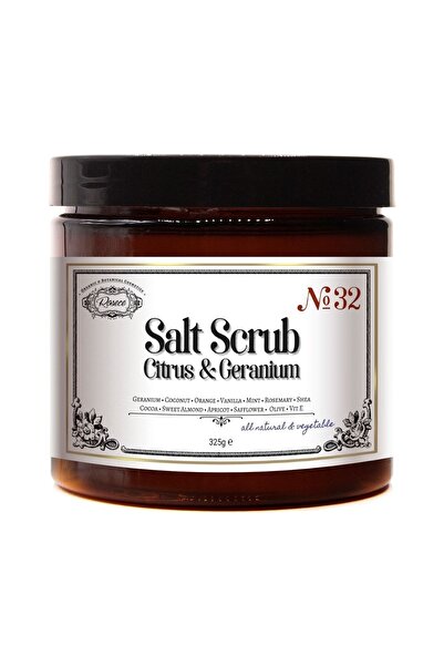 Rosece مقشر ملح الحمضيات الطبيعي - تقشير الجسم واليدين والقدمين، 325 جرام