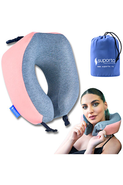 Suporto Pernă de călătorie din spumă cu memorie Travel Companion, pentru drum...