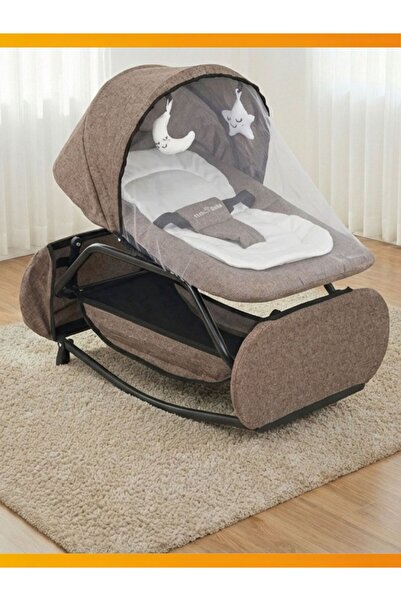 modabebekler Çift yönlü Cibinlikli Yatak ayarlı Emniyet kemerli Sallanabilen ...