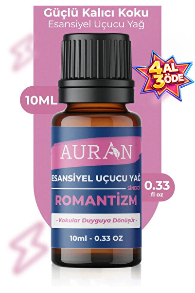 AURAN Romantizm- Afrodizyak Sinerji Karışım Esansiyel Uçucu Yağ Buhurdanlık Y...