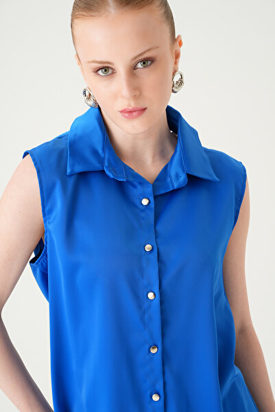 Rays μπλε κοβαλτίου Πουκάμισο με μηδενικά μανίκια 241190