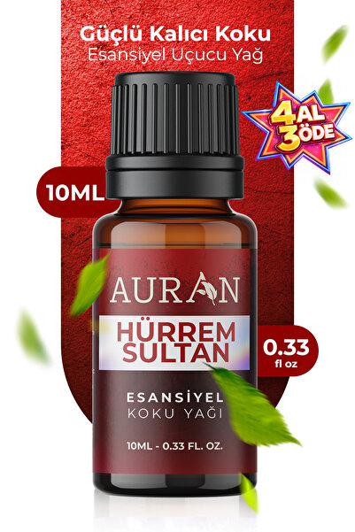 AURAN Hürrem Sultan Sinerji Karışım Esansiyel Uçucu Koku Yağı Buhurdanlık Dif...
