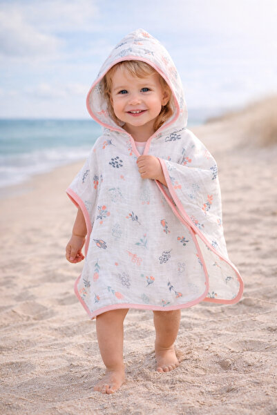 Tomuycuk 100% Cotton Muslin Pareo Towel - Baby & Kids Beach and Bath Towel Ba...