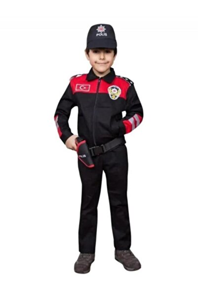 SINGLE SWORD طقم شرطة يونس للأطفال (مع حزام وغطاء مسدس)