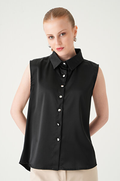 Rays Μαύρο πουκάμισο με μηδενικά μανίκια 241190