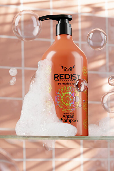 Redist شامبو العناية بالشعر بزيت الأرغان - للشعر الجاف والتالف 500 مل