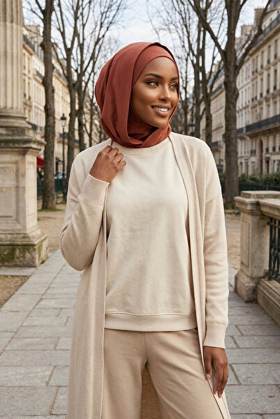 Aisha's Design Γυναικείο έτοιμο καπέλο από χτενισμένο βαμβάκι με κουκούλα και...
