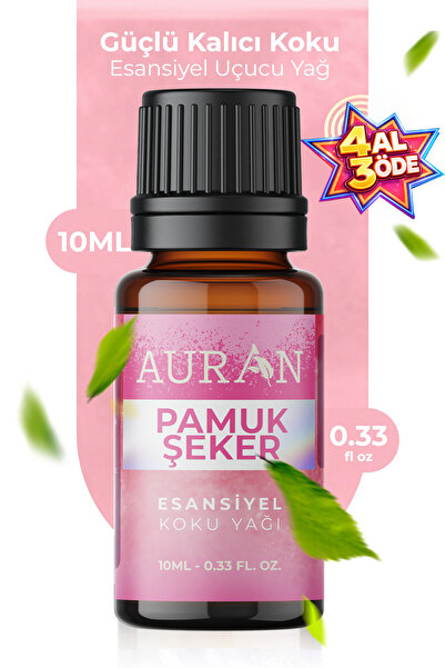 AURAN Pamuk Şekeri Esansiyel Uçucu Koku Yağı Buhurdanlık Yağı Difüzör Esansı ...