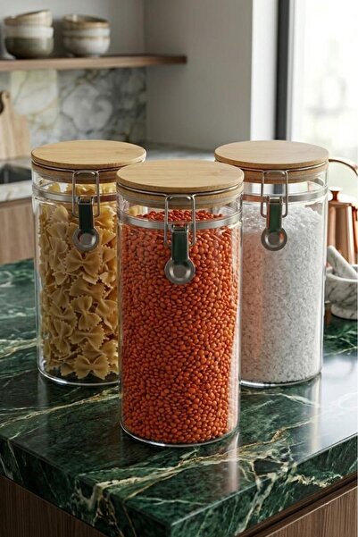 Bambum طقم زجاج بوروسليكات مفرغ من مادا 1300 مل 20 سم 3 قطع