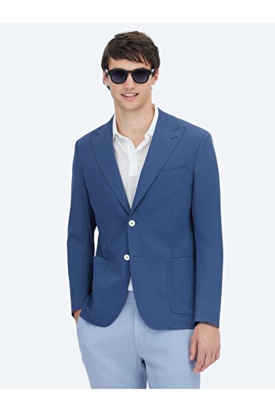 Kip Сучасний піджак з індіговим візерунком