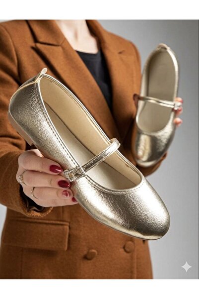 SH SİLVER MODA أحذية الباليه اليومية للموسم الجديد مع وسادة داخلية، مناسبة لل...