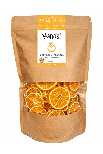 Mandal 150 جرام من اليوسفي المجفف - شرائح فواكه مجففة