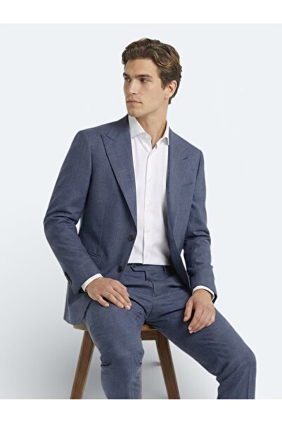 Kip بدلة من مزيج الصوف الأزرق