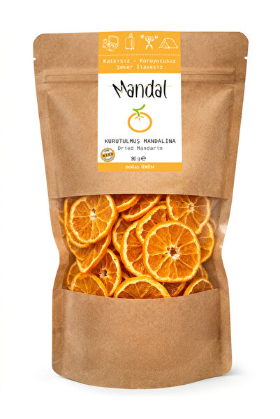 Mandal 80 جرام من شرائح اليوسفي والفواكه المجففة