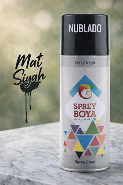 NUBLADO 400 ml Metal Ahşap Beton Yüzeylere Uygun Sprey Boya Hobi Dekoratif Am...