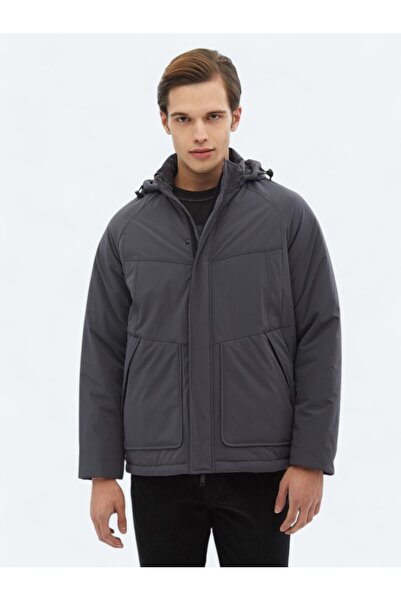 Kip Грі Regular Fit Casual Dokuma Mont