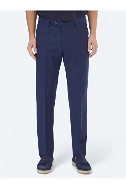 Kip بنطلون كلاسيكي منسوج من Saks مصنوع من الصوف الكلاسيكي