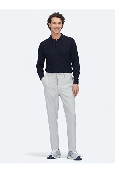 Kip Штани для бігу з простою саржевою фактурою