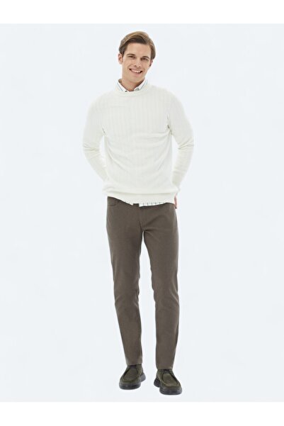 Kip Відкритий кавовий колір, тканий, облягаючий, повсякденний, бавовняний брюки