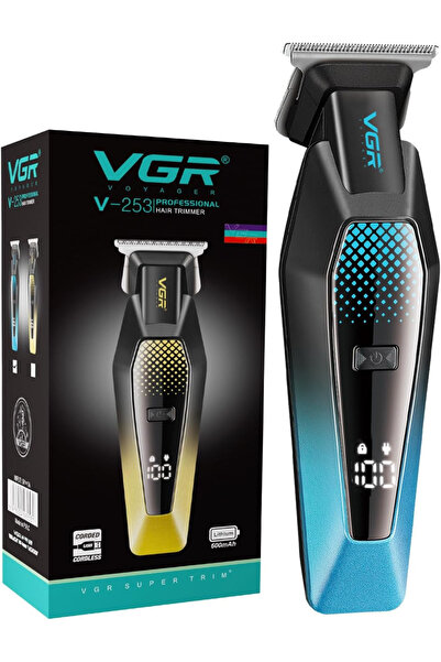 VGR ماكينة حلاقة الشعر الاحترافية القابلة لإعادة الشحن V-253