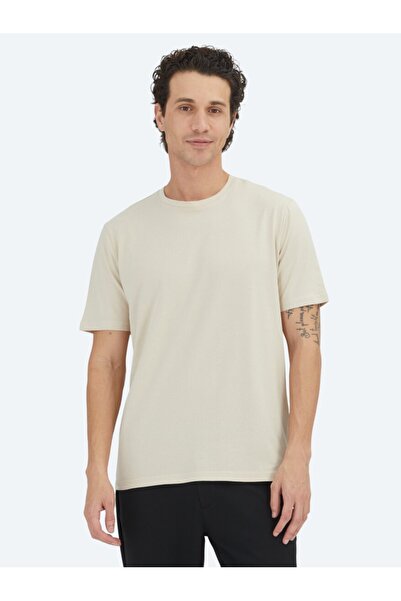 Kip تي شيرت بيج سادة للجنسين برقبة دائرية 100% قطن