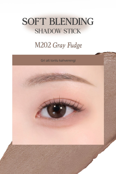 CLIO Kremsi, Kolayca Uygulanan ve Sabitlenen Fırçalı Kalem Far Soft Blending Shadow Stick (M202)