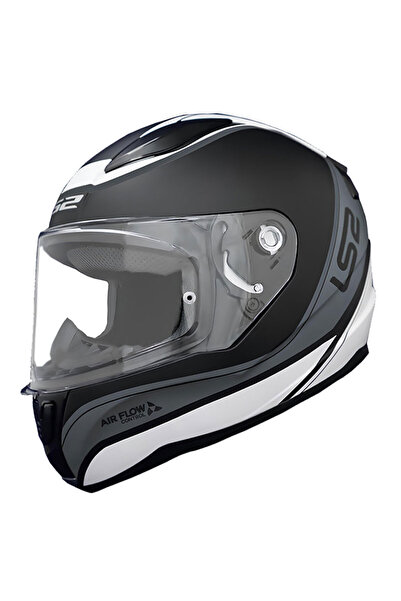 LS2 RAPID 2 DEEPER MAT BEYAZ-SIYAH KASK