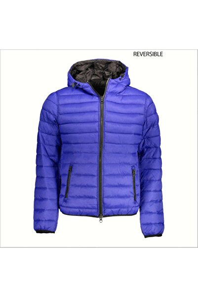 U.S. Polo Assn. Ανδρικό μπουφάν πόλο U.S., αναστρέψιμο μπλε-μαύρο, με 4 τσέπε...