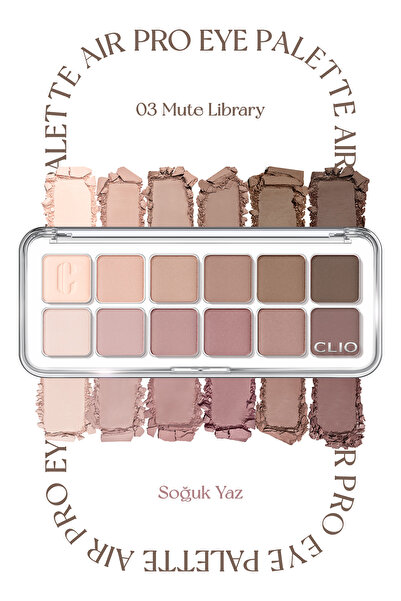 CLIO Clio Pro Eye Palette Air - Eye Shadow Palette with Light Texture and Int...