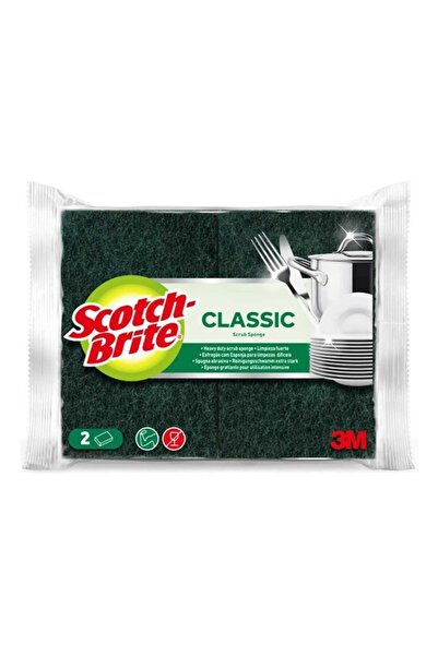 Scotch Brite 4 Pcs Scotch-Brite Sponge 2-Pack Corrugated
