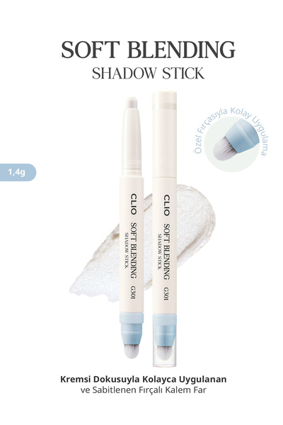 CLIO Kremsi, Kolayca Uygulanan ve Sabitlenen Fırçalı Kalem Far Soft Blending ...