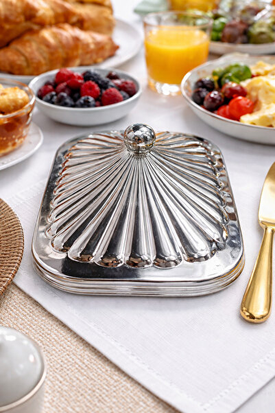 QUEEN ANNE Yedek Kahvaltılık Kapak Gümüş Kaplama 1 Adet