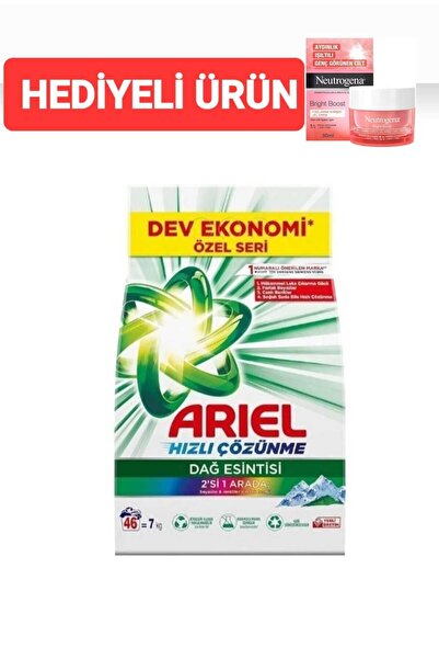 Ariel Dev Ekonomik Pk Dağ Esintisi Renkliler 7 Kg 2İN1 Beyaz ve Renkliler içi...