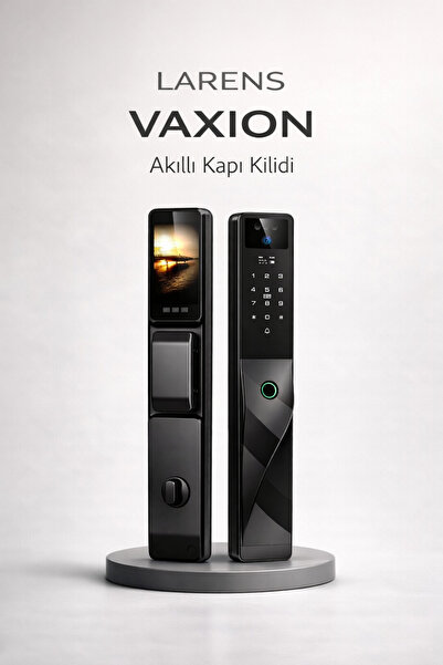 Larens Vaxion F9 Akıllı Kapı Kilidi – Yüz Tanıma, Parmak İzi, Şifre, Kart ve ...
