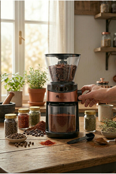 Any Morning SH25836B Dijital Zamanlayıcılı 25 Öğütme Ayarlı Elektrikli Kahve ...