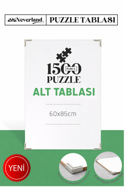 Neverland 1500 Parça Puzzle Alt Tablası - Pratik Düzen Ve Puzzle Yapımı Için ...