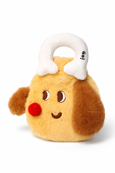 YOYOSO كيس ماء ساخن للجراء، ثيرموفور 350 مل بني فاتح