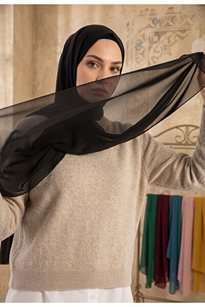 Sonbaharmoda Υψηλής ποιότητας απλό σάλι σιφόν – Ενώνει κομψότητα και άνεση