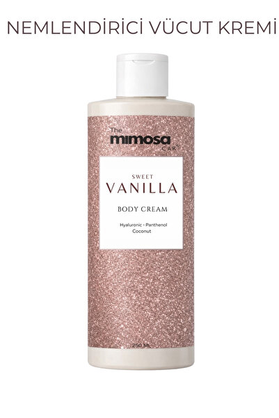 The Mimosa Care Vanilya Aromalı Yoğun Nemlendirici Vücut KREMİ-Panthenol,Hind...