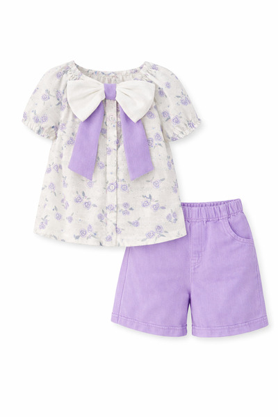 c.c.l. coccolin kids baby clup Set de 2 piese pentru fete, cu fundul de sus, ...