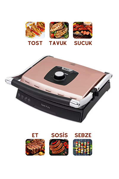 Fakir Izgara Ve Tost Makinesi, 2000Watt Güç, 6 Dilim Kapasite, 180 Derece Açı...