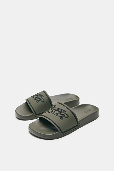 Pull & Bear STWD rubber sandals