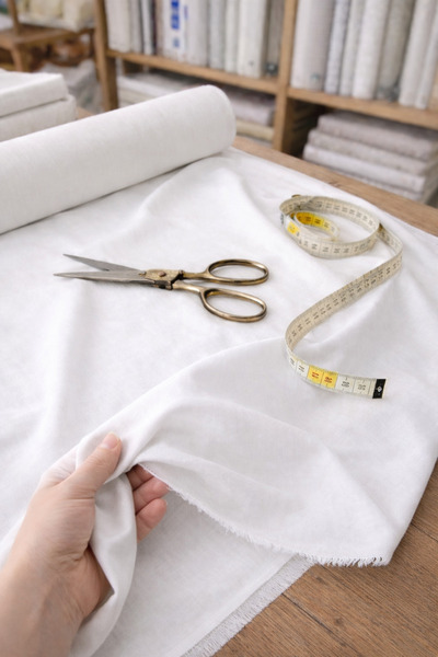 ÇIQRIK HOME Amerikan Bezi/HamBez Kumaş-Optik Beyaz-Punch Kumaşı/Bez Çanta/Kır...