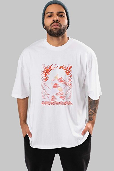Ankhises НАРУТО (12) Аниме бела T-shirt Oversize kroj са Štampano на предњој ...