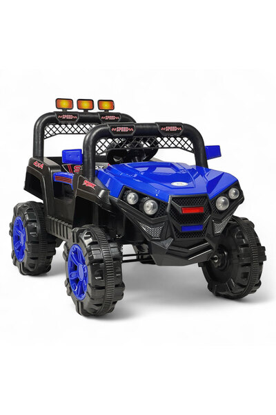 ALBADER سيارة كهربائية بتصميم ميني جيب بمحركين وبطارية ١٢ فولت، سيارة بجهاز ت...